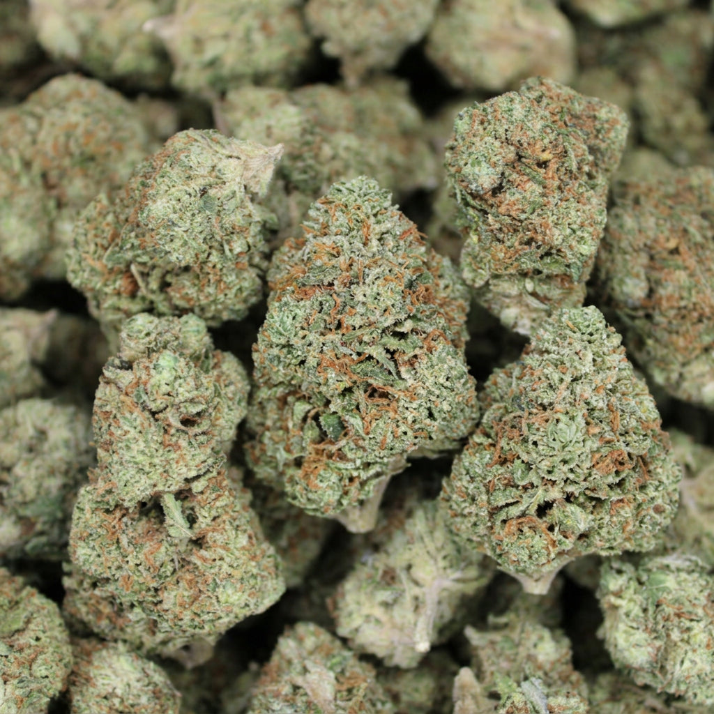 Strawberry Cough THCa flower close-up buds